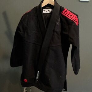 Tatami Black Jiu-Jitsu Gi with Red Accents